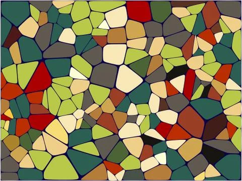 Stylish colorful mosaic pattern 스톡 일러스트