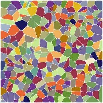 Stylish colorful mosaic pattern Stock Illustration