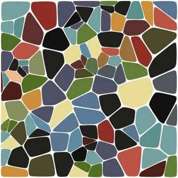 Stylish colorful mosaic pattern 스톡 일러스트