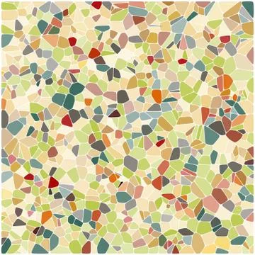 Stylish colorful mosaic pattern Illustrazione stock