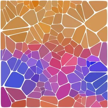Stylish colorful mosaic pattern Illustrazione stock