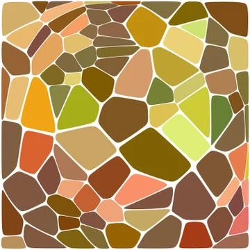 Stylish colorful mosaic pattern Illustrazione stock