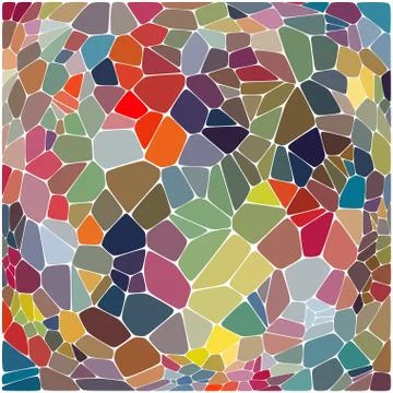 Stylish colorful mosaic pattern Illustrazione stock