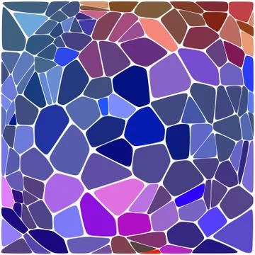 Stylish colorful mosaic pattern Stock Illustration