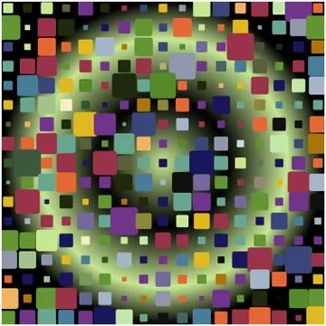 Stylish colorful mosaic pattern Stock Illustration