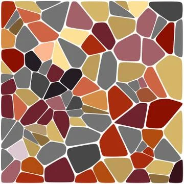 Stylish colorful mosaic pattern Stock Illustration