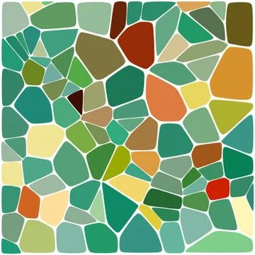 Stylish colorful mosaic pattern Illustrazione stock