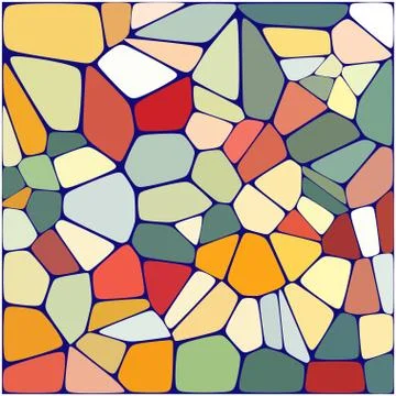 Stylish colorful mosaic pattern 스톡 일러스트