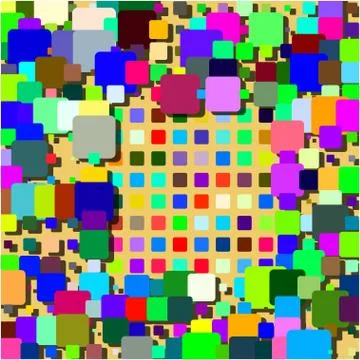 Stylish colorful mosaic pattern 스톡 일러스트