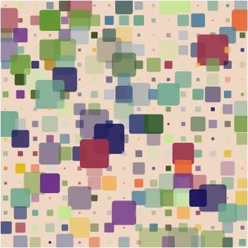 Stylish colorful mosaic pattern 스톡 일러스트