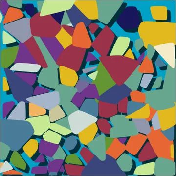 Stylish colorful mosaic pattern 스톡 일러스트
