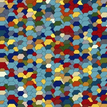 Stylish colorful mosaic pattern 스톡 일러스트