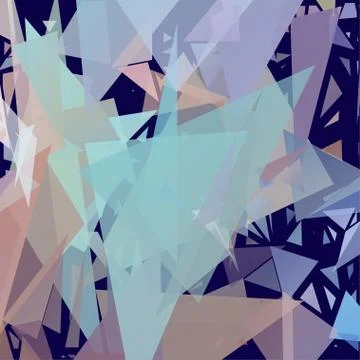 Stylish colorful mosaic pattern Illustrazione stock