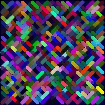 Stylish colorful mosaic pattern 스톡 일러스트