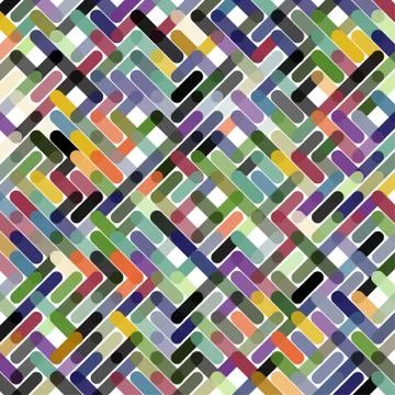 Stylish colorful mosaic pattern 스톡 일러스트