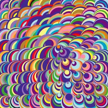 Stylish colorful mosaic pattern Illustrazione stock