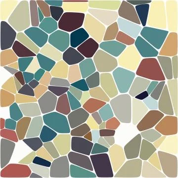 Stylish colorful mosaic pattern 스톡 일러스트