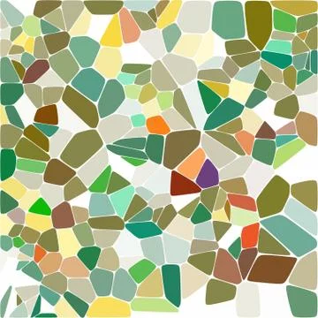 Stylish colorful mosaic pattern Illustrazione stock