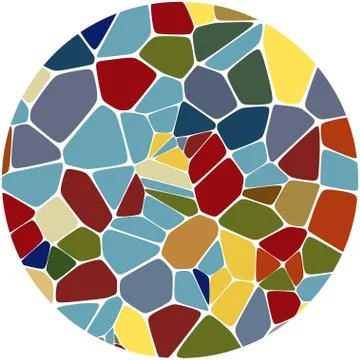 Stylish colorful mosaic pattern 스톡 일러스트
