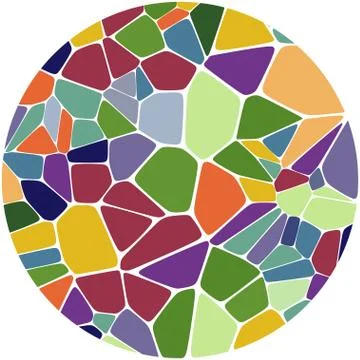 Stylish colorful mosaic pattern 스톡 일러스트