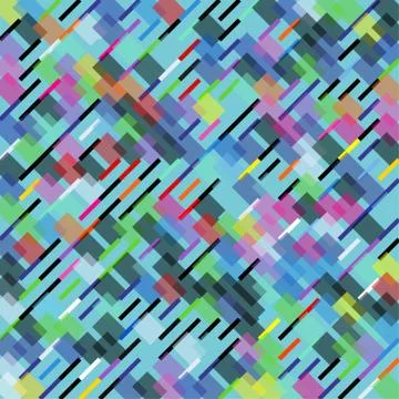 Stylish colorful mosaic pattern 스톡 일러스트
