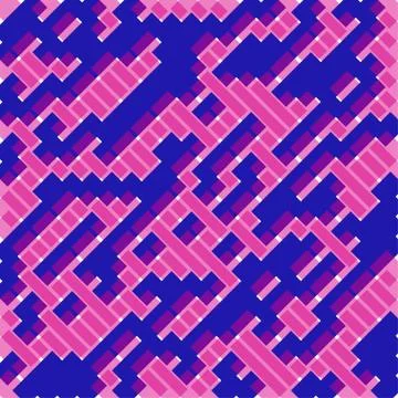 Stylish colorful mosaic pattern 스톡 일러스트