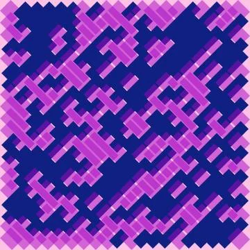 Stylish colorful mosaic pattern Illustrazione stock