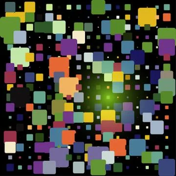 Stylish colorful mosaic pattern 스톡 일러스트