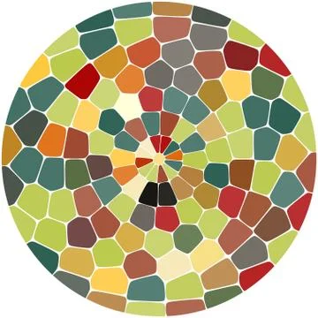 Stylish colorful mosaic pattern 스톡 일러스트