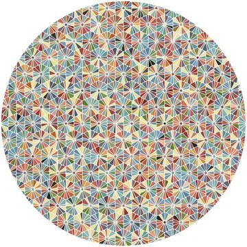 Stylish colorful mosaic pattern Illustrazione stock