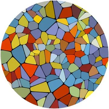 Stylish colorful mosaic pattern Stock Illustration