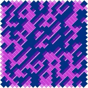 Stylish colorful mosaic pattern Stock Illustration