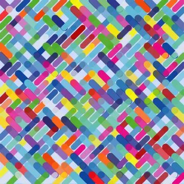 Stylish colorful mosaic pattern 스톡 일러스트