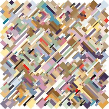 Stylish colorful mosaic pattern Stock Illustration
