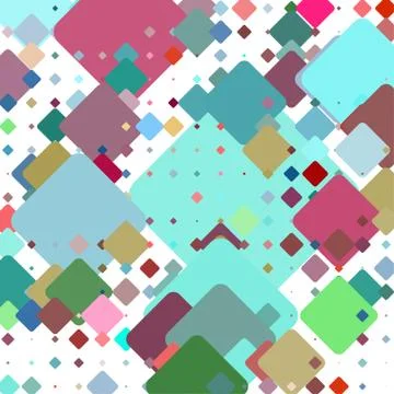 Stylish colorful mosaic pattern Stock Illustration