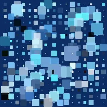 Stylish colorful mosaic pattern Illustrazione stock