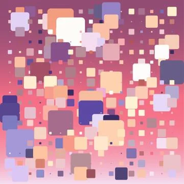Stylish colorful mosaic pattern 스톡 일러스트