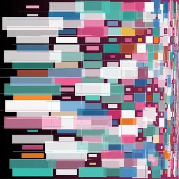 Stylish colorful mosaic pattern 스톡 일러스트