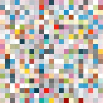 Stylish colorful mosaic pattern Illustrazione stock