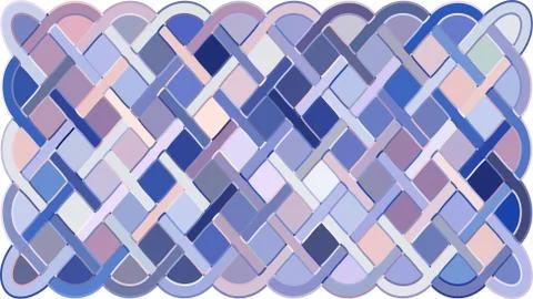 Stylish colorful mosaic pattern Stock Illustration
