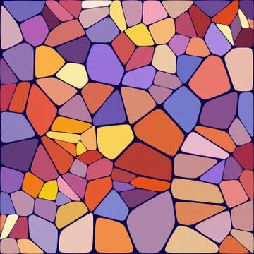 Stylish colorful mosaic pattern Illustrazione stock