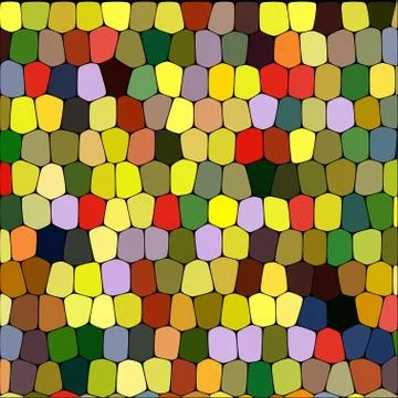 Stylish colorful mosaic pattern Illustrazione stock
