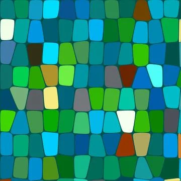 Stylish colorful mosaic pattern Illustrazione stock