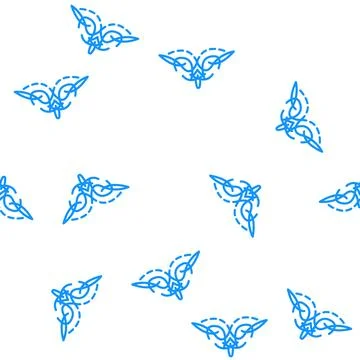 Stylish corner vector seamless pattern flat Stockillustratie