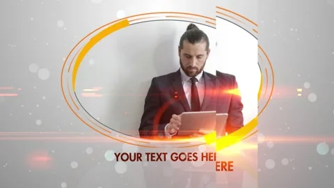 Stylish Corporate Circles Presentation V2 After Effects stock