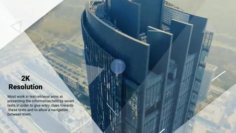 Stylish Corporate Presentation After Effects stock