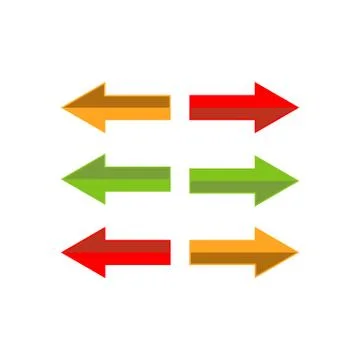 Stylish Creative Abstract Arrow logo vector icon template Stock Illustration