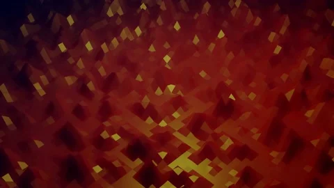 Stylish creative abstract low poly background in 4k. Abstract waves move on Stock Footage 136470337