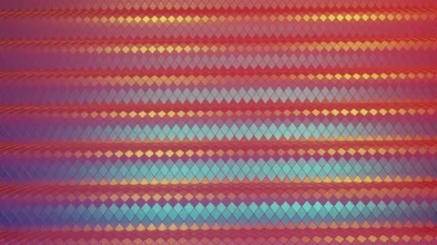 Stylish creative abstract low poly background in 4k. Abstract waves move on Stock Footage 136470460