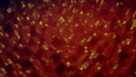 Stylish creative abstract low poly background in 4k. Abstract waves move on Stock Footage 137504565